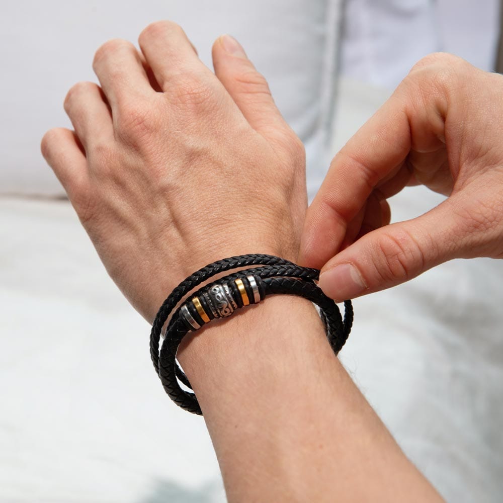 To My Son – I'm Always With You - Forever Love Bracelet (From Mom)